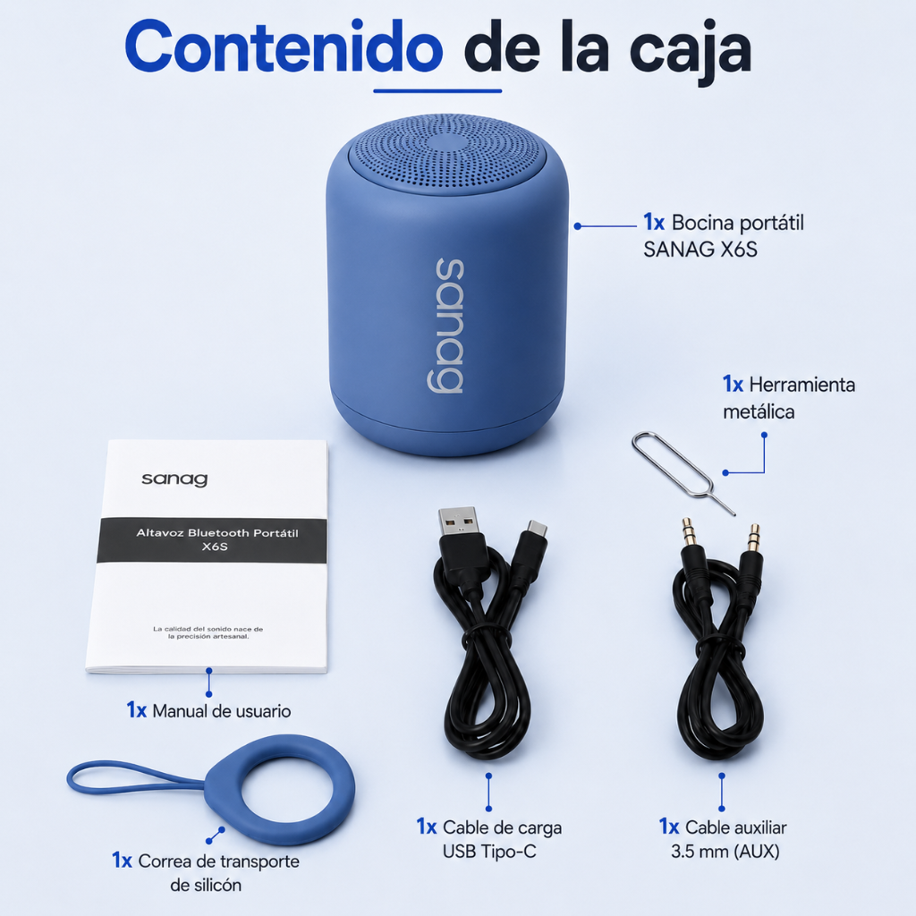 Smartwatch Filwans GTR AMOLED con Llamadas Bluetooth + Bocina Sanag X6S EXTRA BASS con Hasta 24 Horas de Batería
