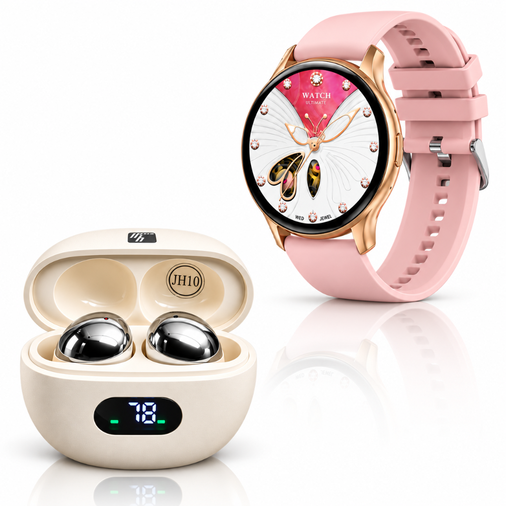 G‑Tide R5 Smartwatch + Audífonos HH More Mini T‑35