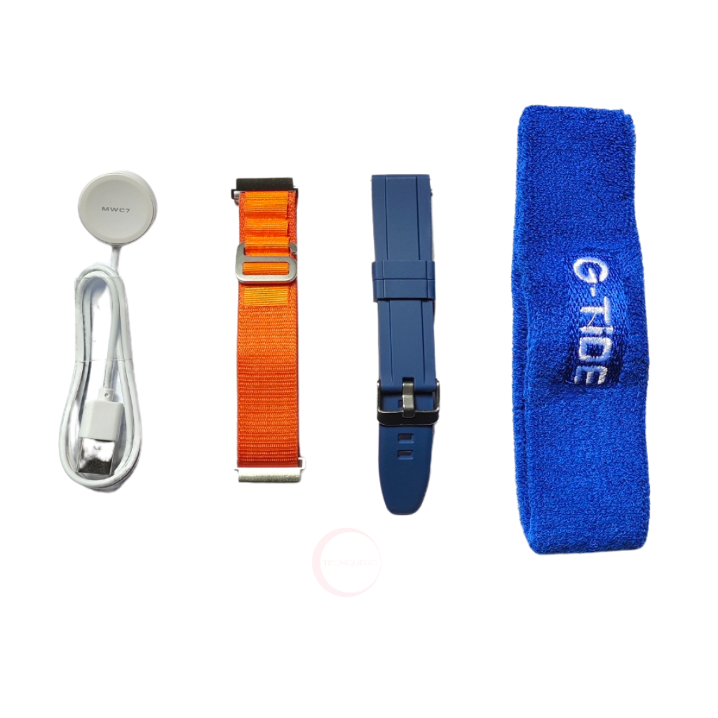 Reloj Smartwatch G Tide Power Con Audífonos Bluetooth Metal