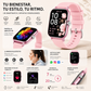 Smartwatch con Llamadas Bluetooth, Pantalla HD 1.75”  FM13 , Asistente de Voz y Modos Deportivos Rosa