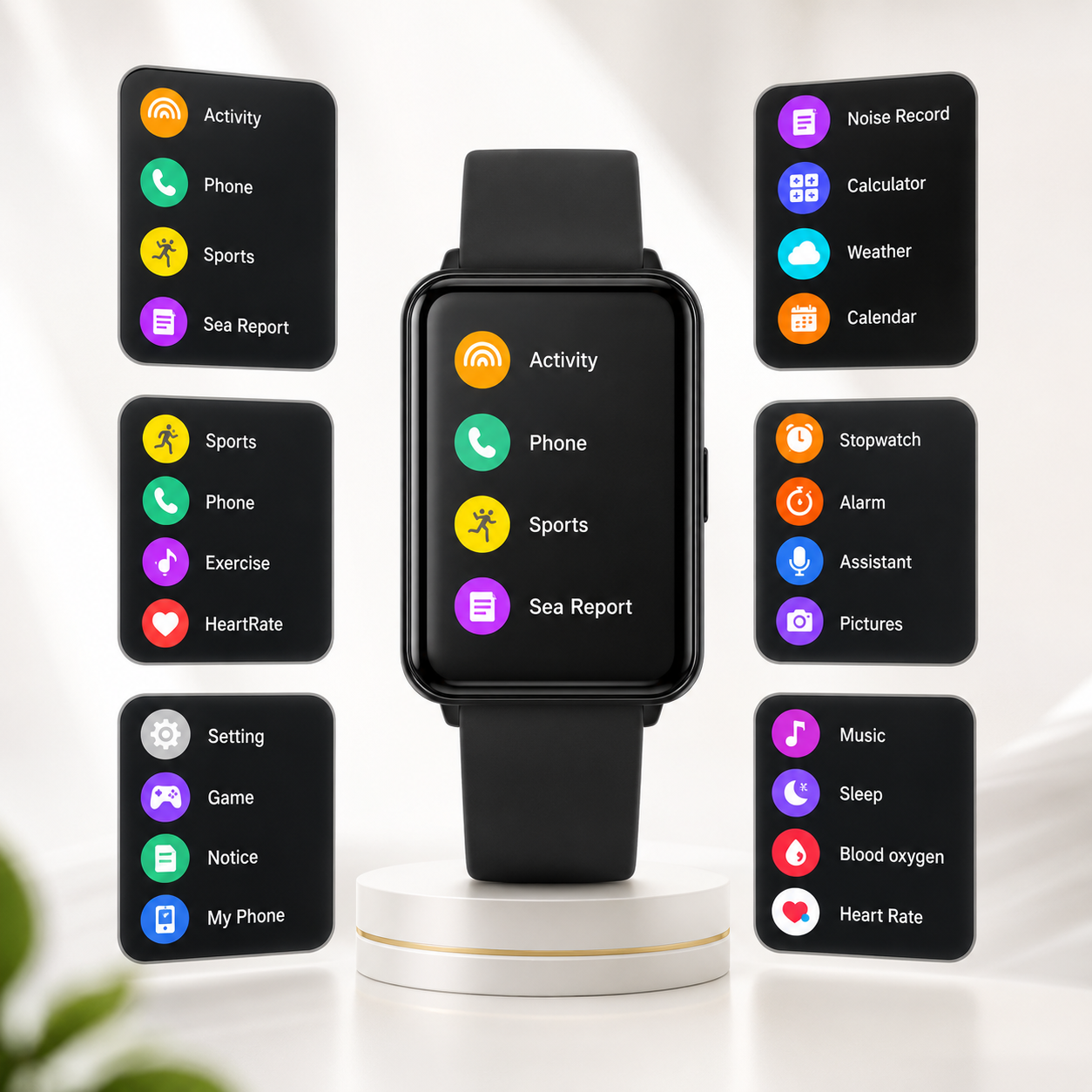 Smartwatch Futurem FM10 con Llamadas Bluetooth, Pantalla 1.57" y Funciones Inteligentes