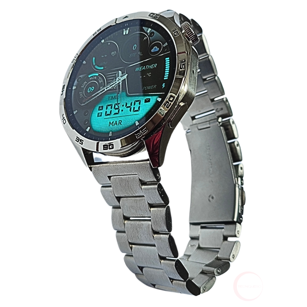 Reloj Smartwatch G Tide Power Con Audífonos Bluetooth Metal