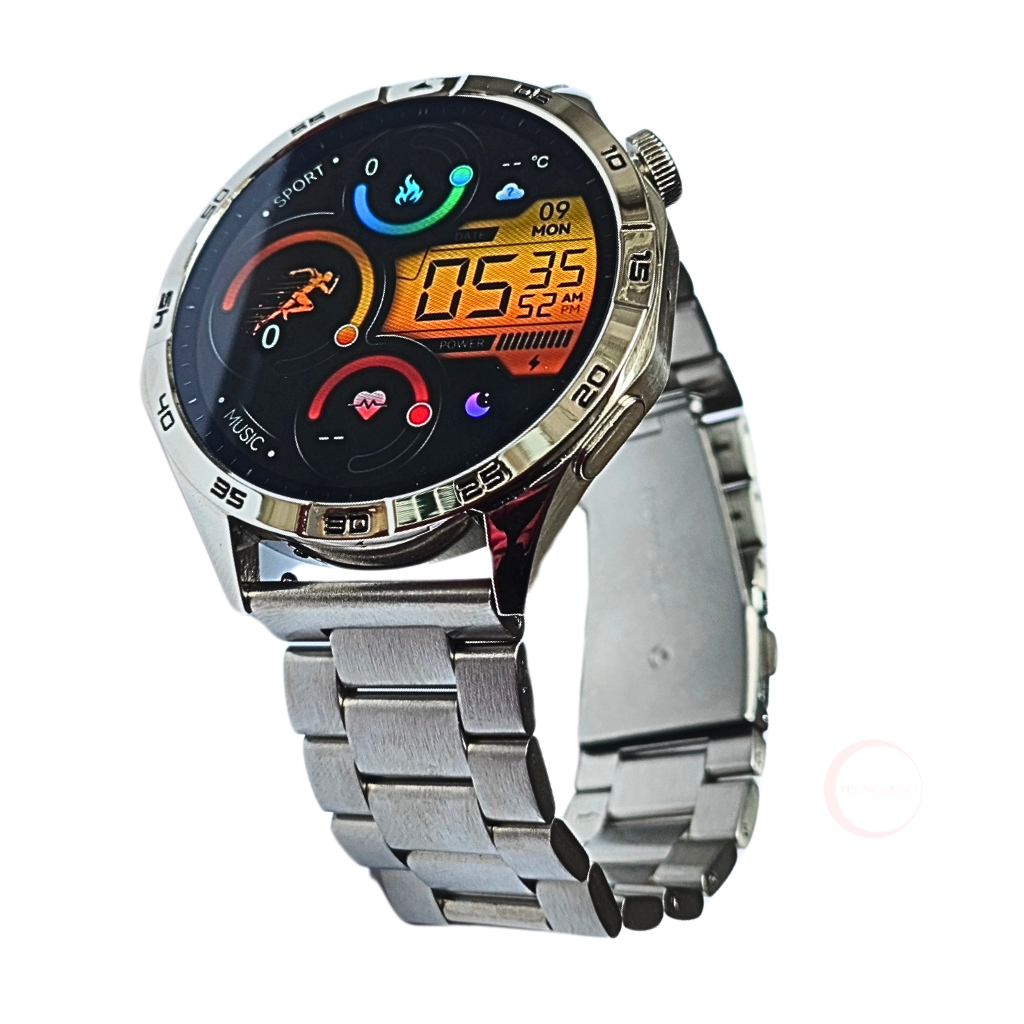 Reloj Smartwatch G Tide Power Con Audífonos Bluetooth Metal