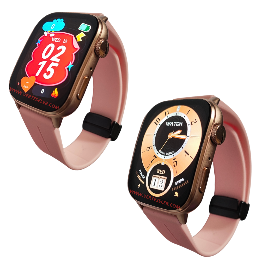 G-Tide S6 Pro Smartwatch – Innovación, llamada, notificaciones, correas metálicas,deportes,salud.Dorado.