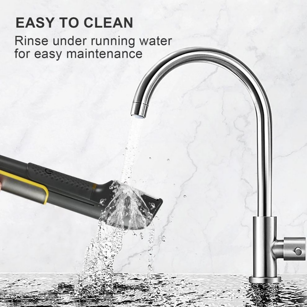 Afeitadora eléctrica Bomidi HT1, inalámbrica con mango de extensión incorporado, batería recargable por USB