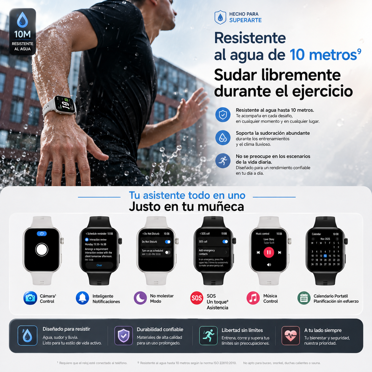 Smartwatch HONOR CHOICE Watch 2i AMOLED 1.85" con Llamadas Bluetooth