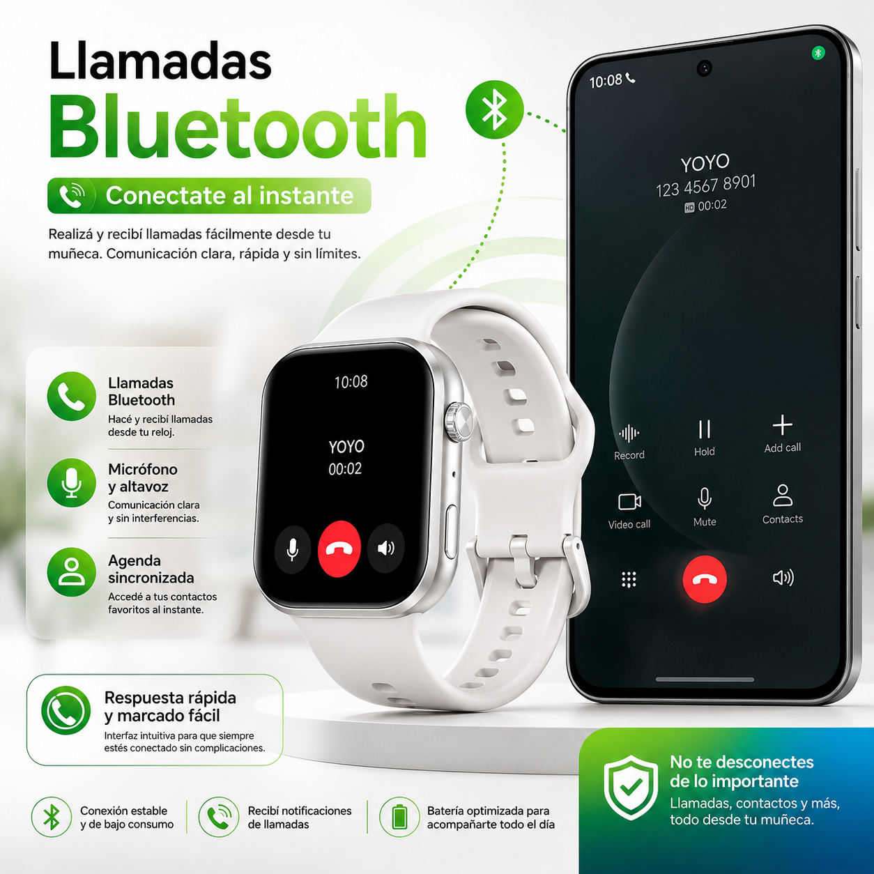 Smartwatch HONOR CHOICE Watch 2i AMOLED 1.85" con Llamadas Bluetooth