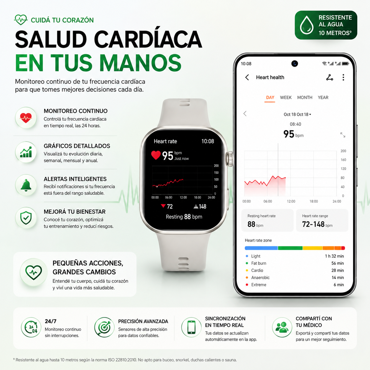 Smartwatch HONOR CHOICE Watch 2i AMOLED 1.85" con Llamadas Bluetooth