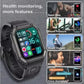Smartwatch 1.8" IPS HD, Bluetooth 5.0, Llamadas, IP67, 28 Modos Deportivos, Monitoreo de Salud, Batería 320mAh – Compatible con Android & iOS