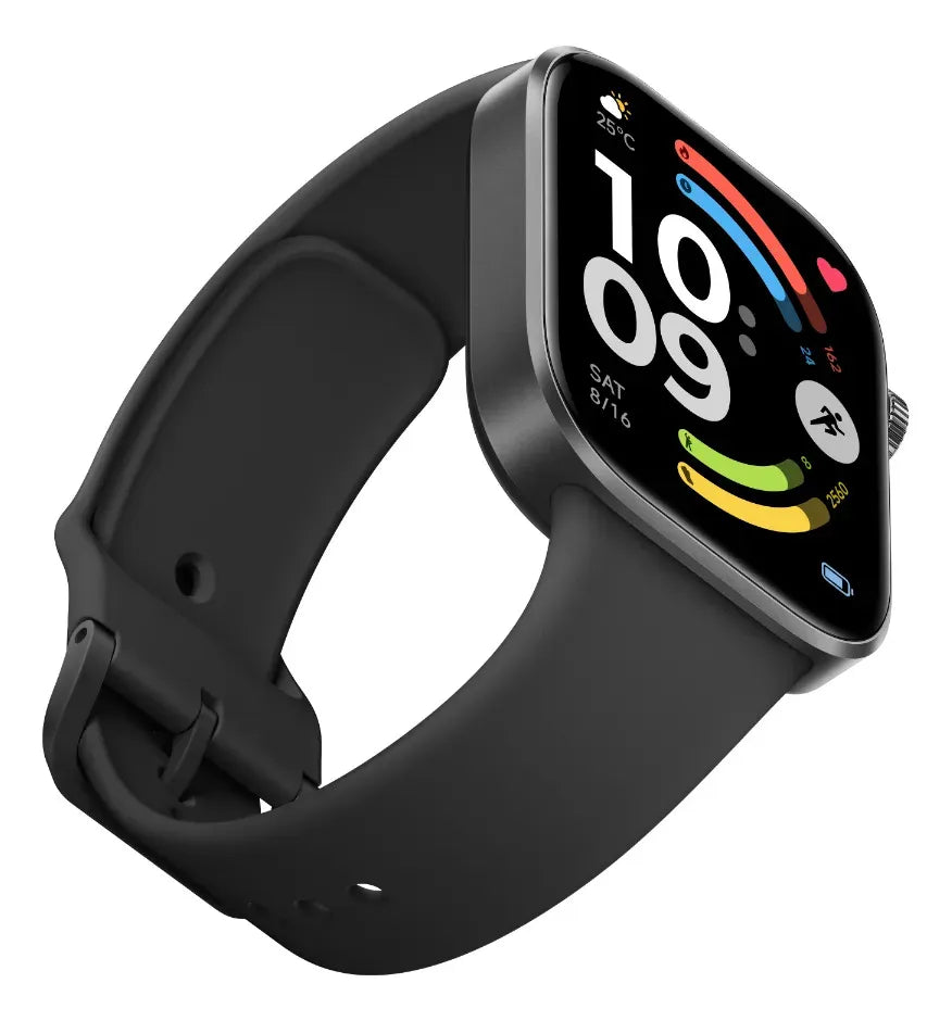 Xiaomi Redmi Watch 6 Negro | Pantalla AMOLED 2.07”, GPS GNSS, 150+ Modos Deportivos y Batería Hasta 24 Días