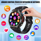 Smartwatch Deportivo IP68 Pantalla HD 1.45 Pulgadas Llamadas Bluetooth Linterna LED 100 Modos Deportivos Batería 7 Días