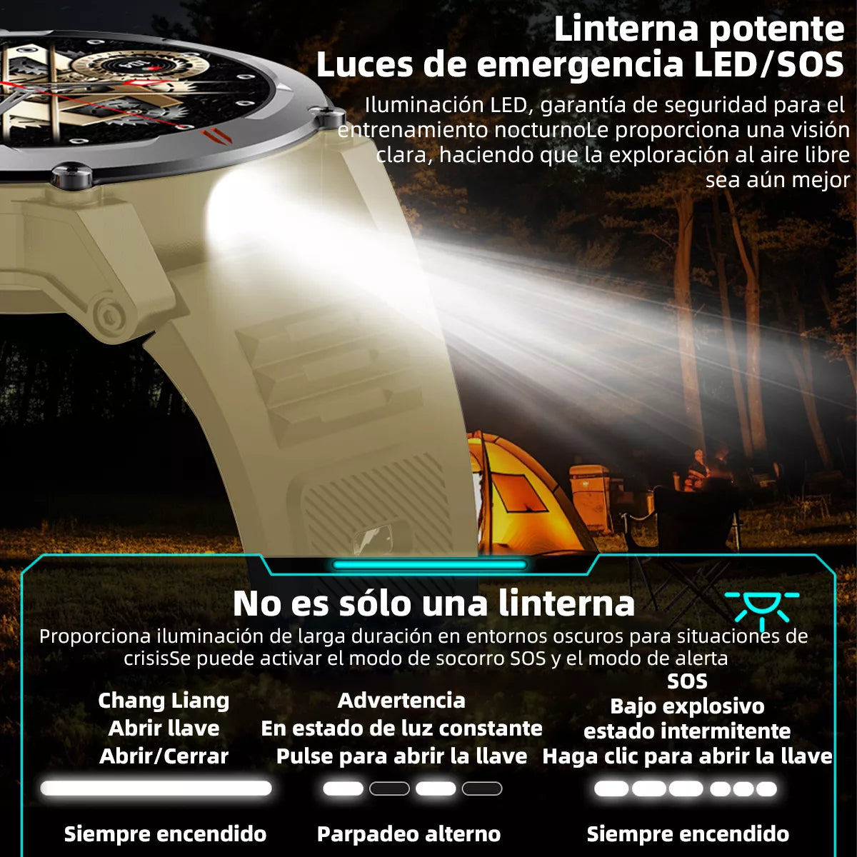 Smartwatch Deportivo con Llamadas Bluetooth, Monitoreo de Salud y Notificaciones BEIGE