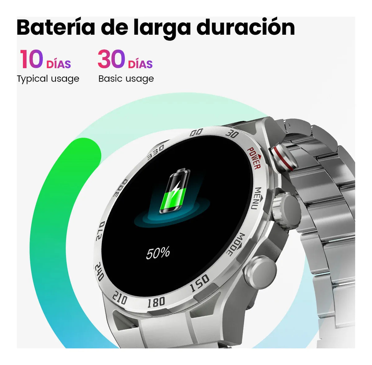 Smartwatch Reloj Filwans Gtr Bluetooth Llamada 1.43 Amoled,llamadas, notificaciones