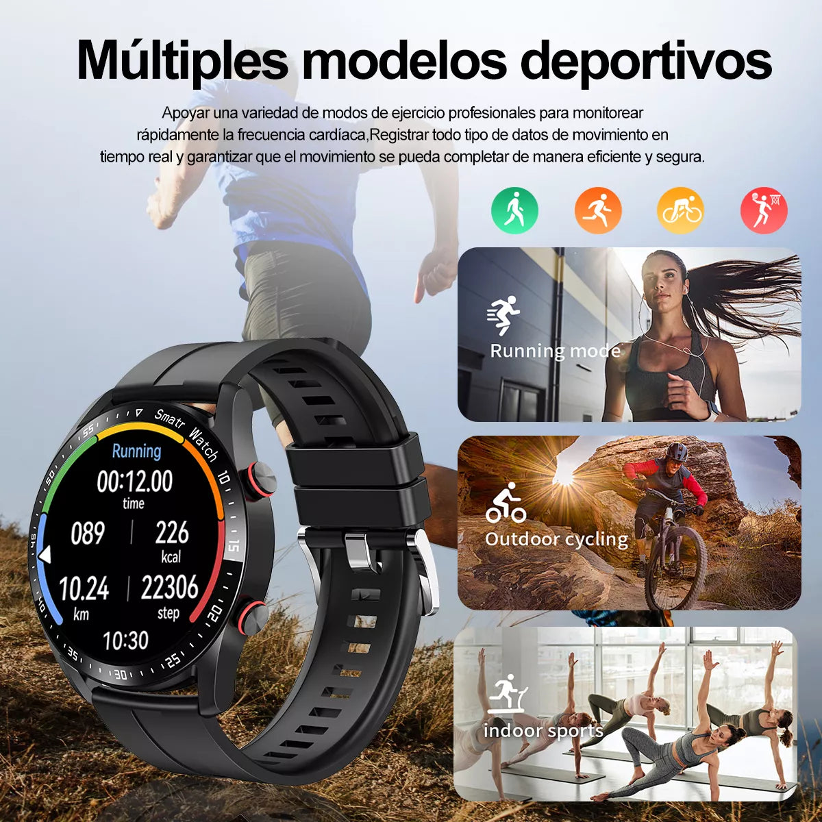 Reloj Inteligente con Llamada Bluetooth  Estilo Tecnología y Rendimiento en tu Muñeca