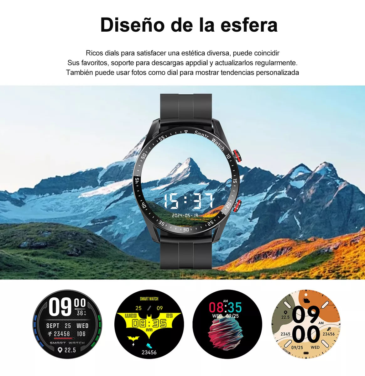 Reloj Inteligente con Llamada Bluetooth  Estilo Tecnología y Rendimiento en tu Muñeca