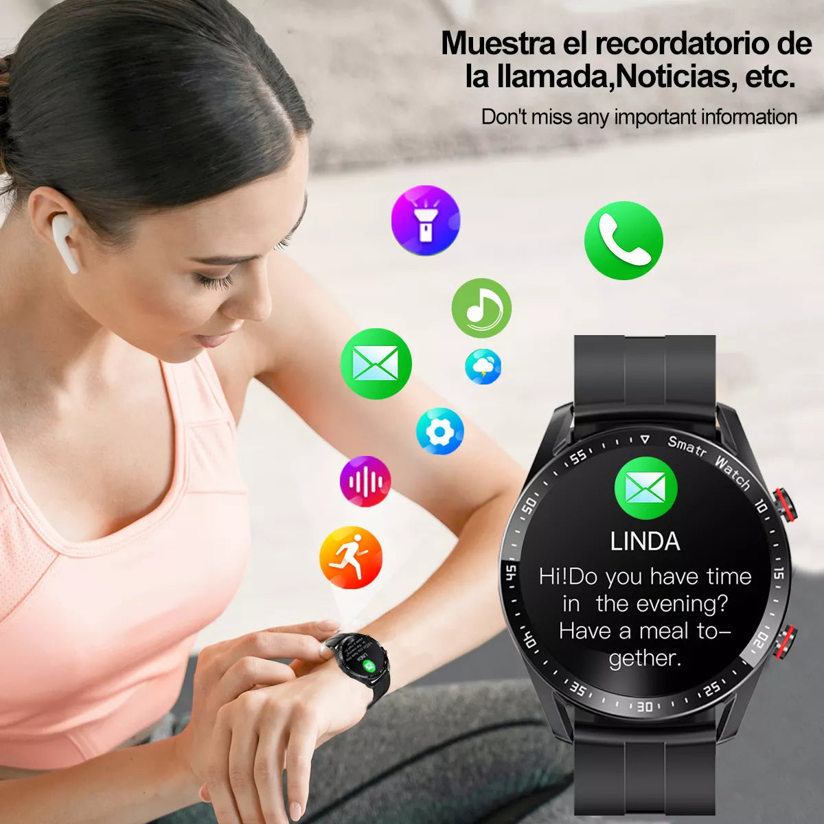 Reloj Inteligente con Llamada Bluetooth  Estilo Tecnología y Rendimiento en tu Muñeca