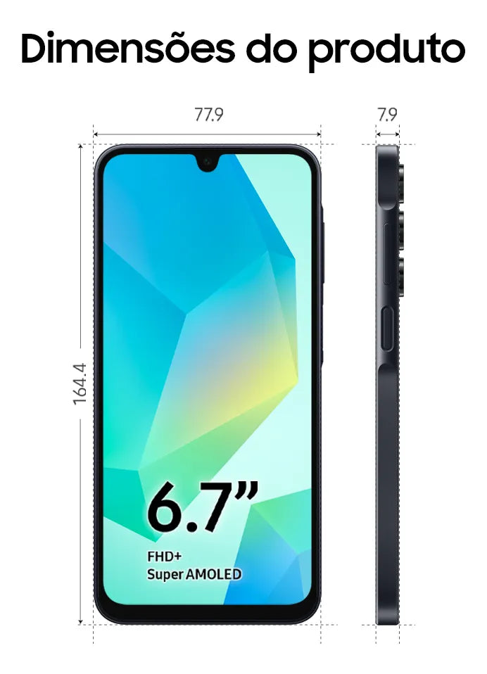 Samsung Galaxy A16 128GB 4GB de RAM Cámara de 50 MP Pantalla 6.7  Negro
