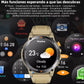 Smartwatch Deportivo con Llamadas Bluetooth, Monitoreo de Salud y Notificaciones BEIGE