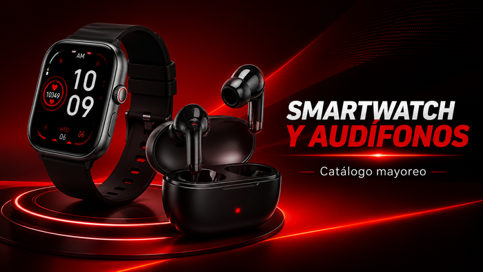 SMARTWATCH Y AUDÍFONOS
