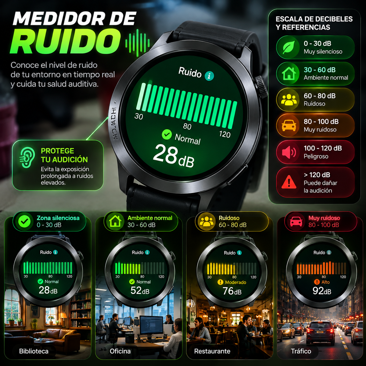 Smartwatch NEURIX AI Watch 3 con ChatGPT, WhatsApp, Llamadas Bluetooth y Funciones Deportivas