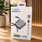 Power Bank C10 10000mAh 22.5W Carga Rápida con Cables Integrados y Pantalla Digital