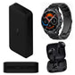 PowerBank Xiaomi Redmi Fast Charge 20000 mHa + Smartwatch Filwans GTR (Negro) + Audifonos Xiaomi Buds 6 Active (Negro)