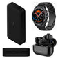 PowerBank Xiaomi Redmi Fast Charge 20000 mHa + Smartwatch Filwans GTR (Negro) + Audifonos G-Tide L22