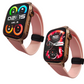 G-Tide S6 Pro Smartwatch – Innovación, llamada, notificaciones, correas metálicas,deportes,salud.Dorado.