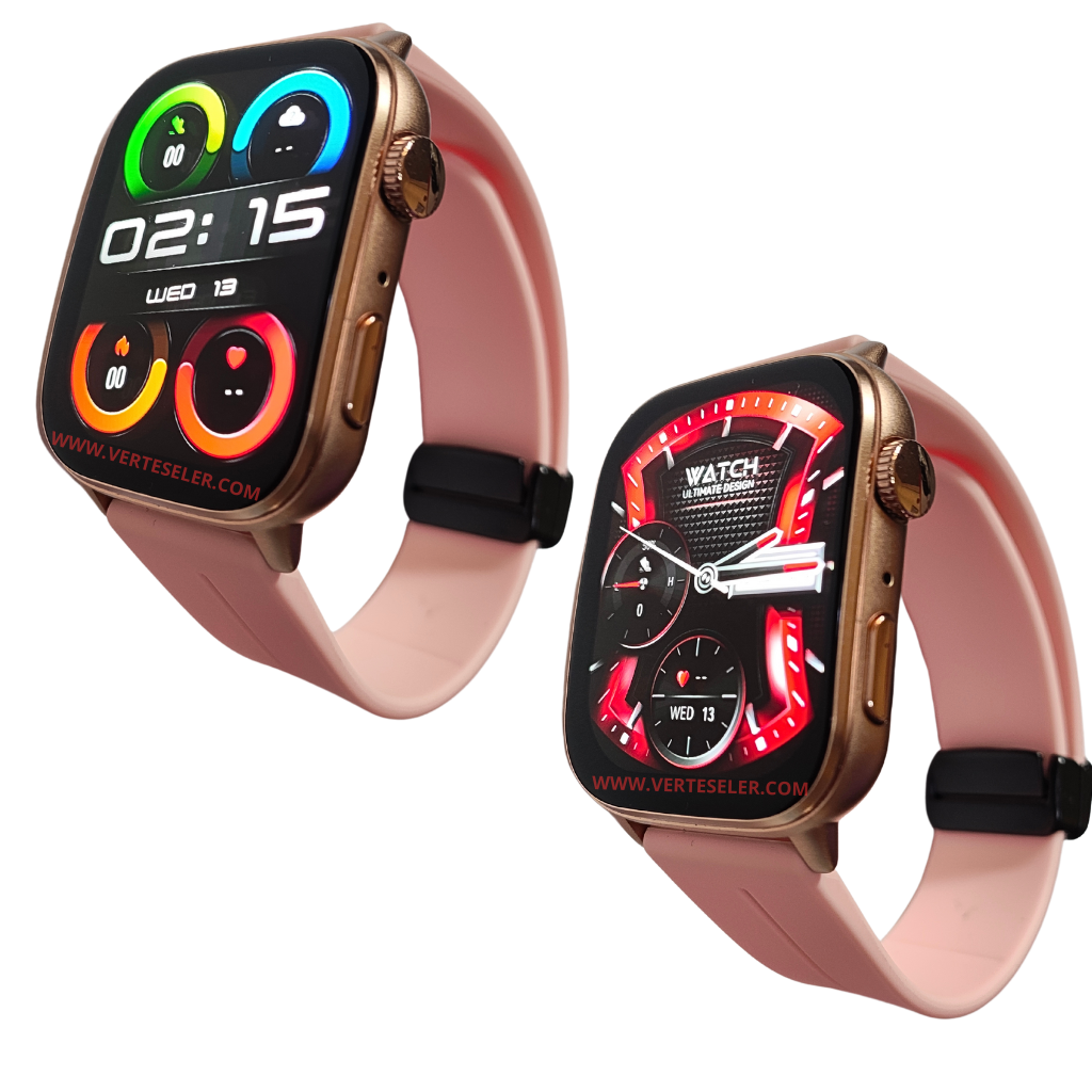 G-Tide S6 Pro Smartwatch – Innovación, llamada, notificaciones, correas metálicas,deportes,salud.Dorado.