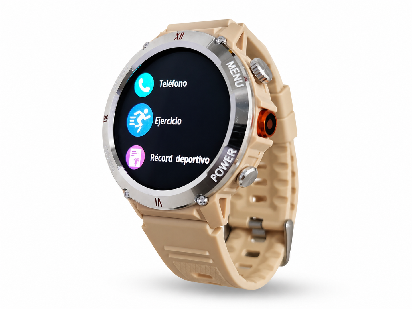 Smartwatch Woox Bluetooth IP68 con Llamadas, Pantalla Táctil y Batería 5-7 Días