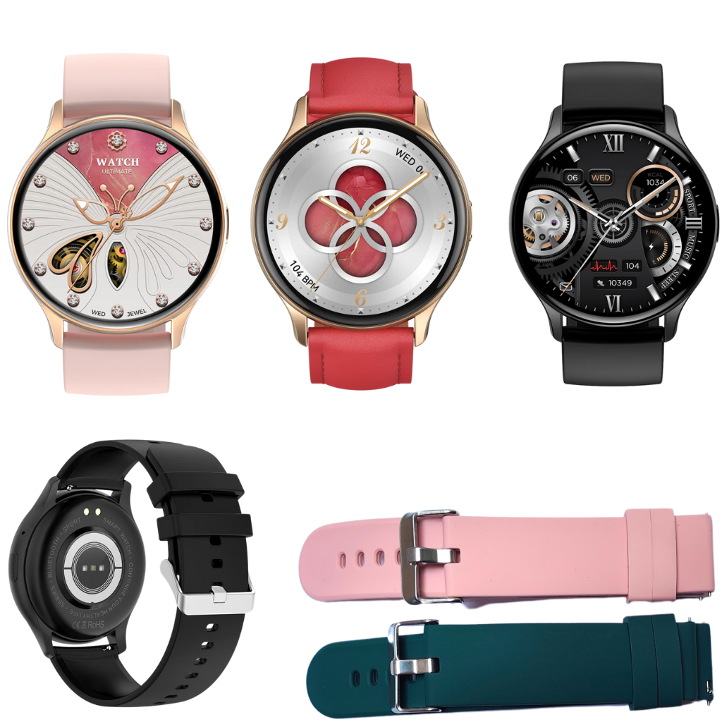 Smartwatch G-Tide R5 Responde Llamadas, Monitoreo de Salud, IP68, Mas de 100 Modos Deportivos, Negro