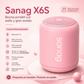 Combo Smartband Xiaomi Redmi 9 Active Rosa + Audífonos G-Tide L42 + Bocina Sanag X6S Bluetooth