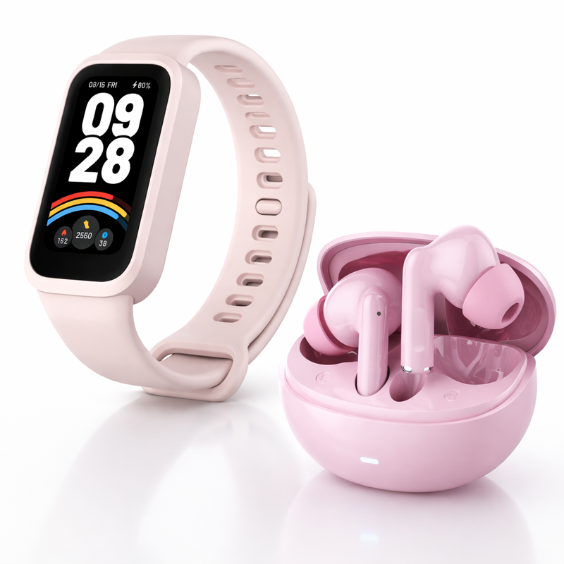 Xiaomi Smart Band 9 Active + Audífonos G-TIDE L42
