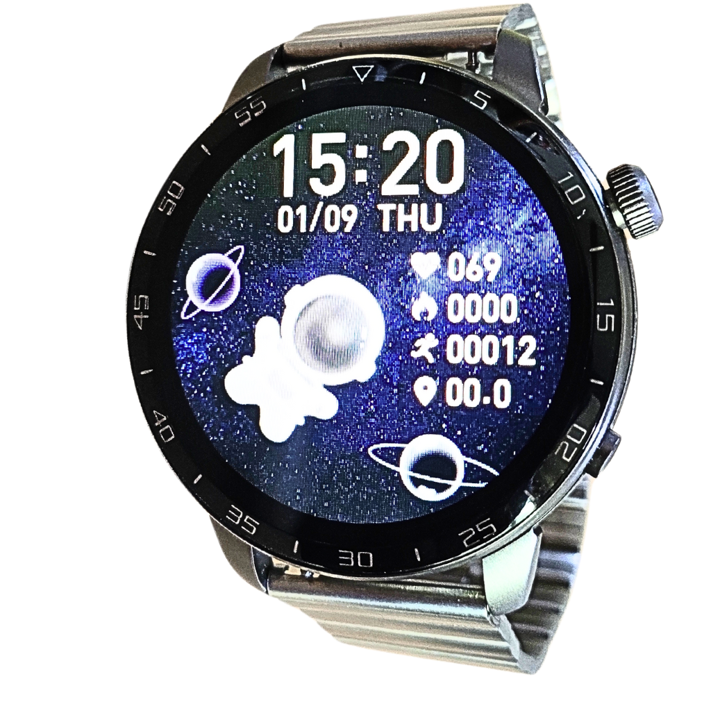 Smartwatch Clásico con correa de Metal BS X3pro llamadas, mensajes, deportes, salud y notificaciones.