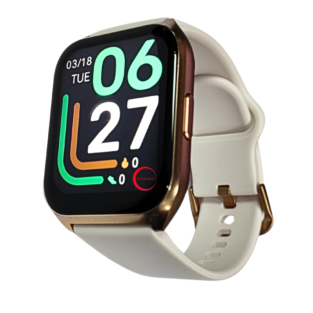 Smartwatch Filwans GTS Mini Pantalla 1.85 Pulgadas 78 Modos Deportivos Llamadas Bluetooth IP68 Bateria 250mAh, Dorada
