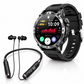 SMARTWACTH G-TIDE R6 PRO (NEGRO) + AUDIFONOS G-TIDE EG22