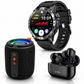 SMARTWACTH G-TIDE R6 PRO (NEGRO) + AUDIFONOS G-TIDE L22 + BOCINA G-TIDE SV-30 (NEGRA)