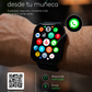 Smartwatch U5 con Mensajería, Llamadas, Audios, Emojis y Funciones Deportivas