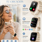 Combo Smartwatch Futurem FM13 + Audífonos HH More Mini T35 Bluetooth Ultra Compactos Dorados