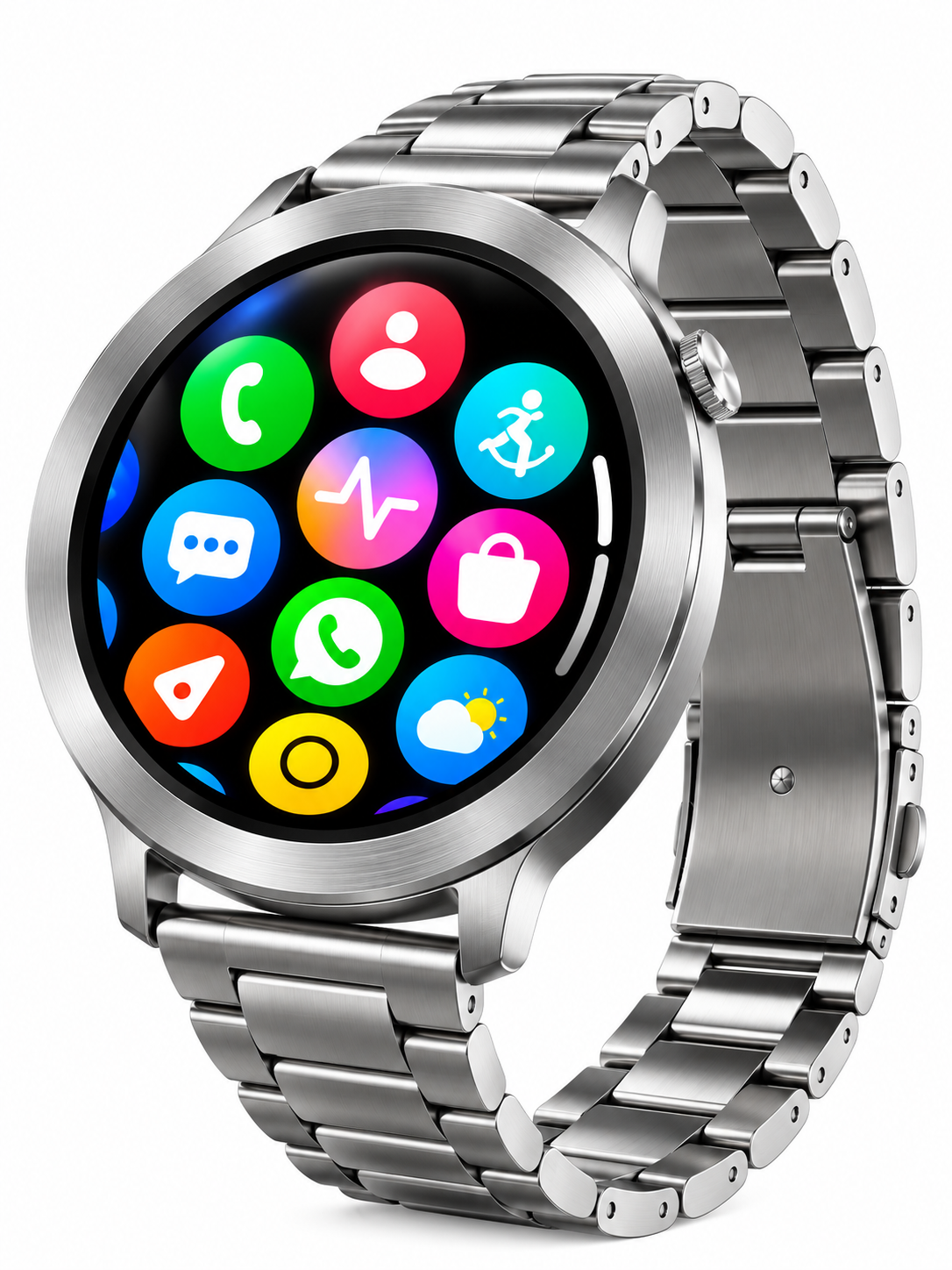 Smartwatch TECNIQUERO AI Watch 3 Metálico  WhatsApp, Llamadas Bluetooth y Modos Deportivos