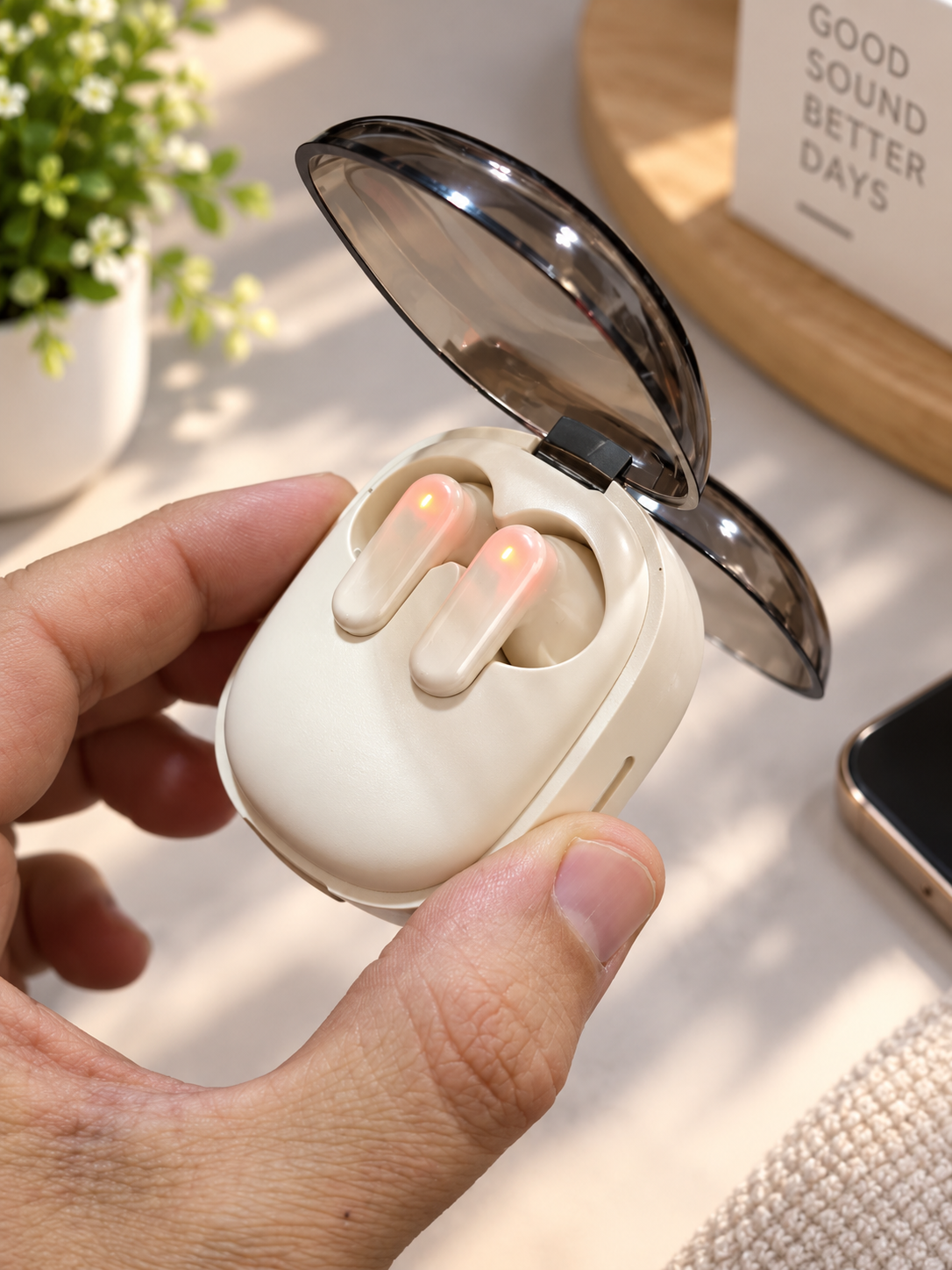 Audífonos bluetooth 2 en 1 TECNIQUERO DuoBuds 2X G86