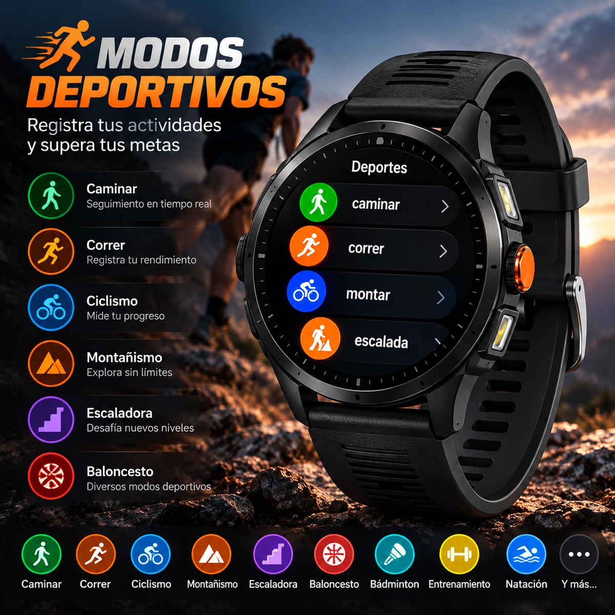 Smartwatch  Llamadas Bluetooth y Linterna TECNIQUERO NEXWATCH X5 Smartwatch  Llamadas Bluetooth y Linterna