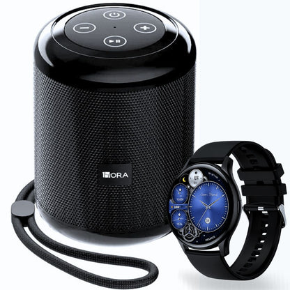 1HORA BOC062 Bocina Subwoofer y Smartwatch G-tide R5