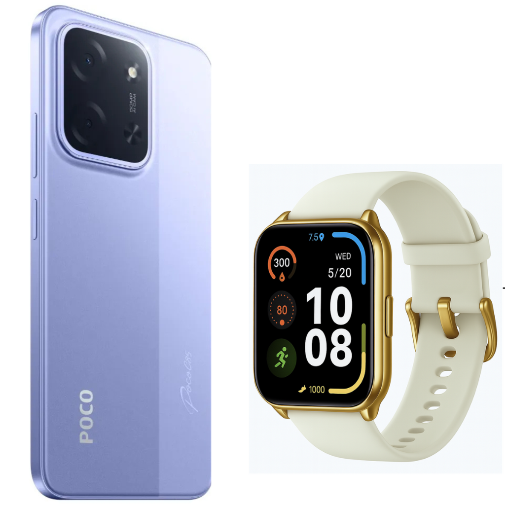 Xiomi Poco C85 Y Filwans Gts Mini Dorada