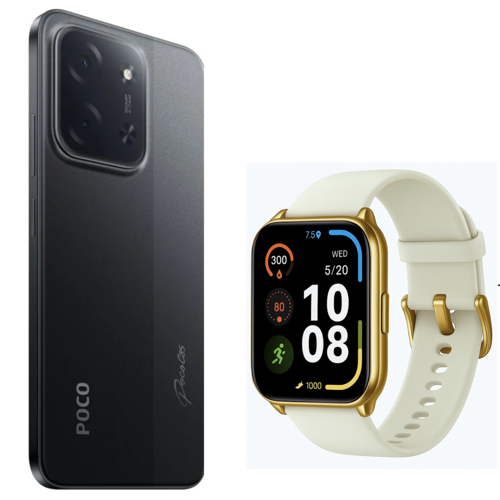 Xiomi Poco C85 Y Filwans Gts Mini Dorada