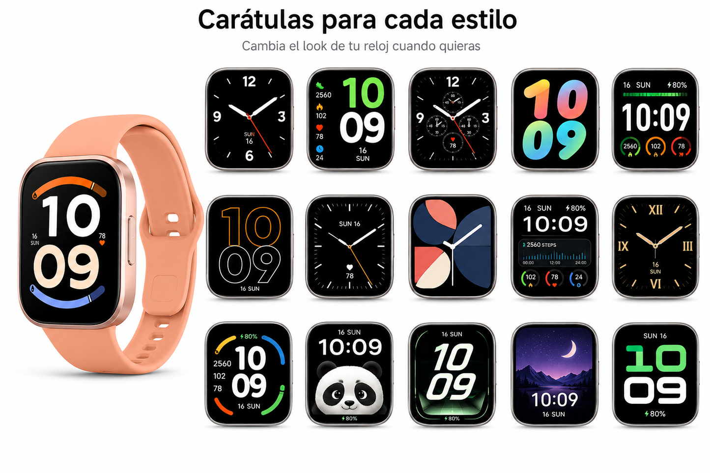 Xiaomi Redmi Watch 6 Active Naranja AMOLED + Llamadas Bluetooth