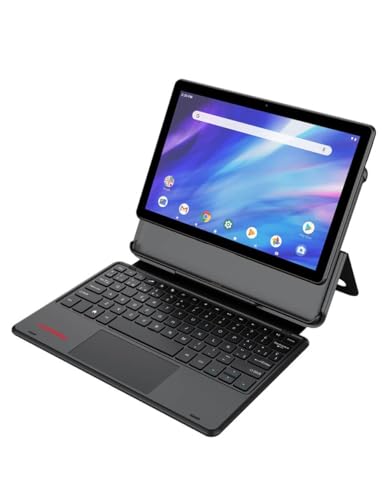 Tablet Compaq 10 Plus 6 RAM -128 GB (128 exp) + Teclado,Funda, Pantalla LCD HD de 10.1 Pulgadas, Android 13, WiFi, Camara Frontal 8Mp, Trasera 13Mp y batería de 6000 mAh