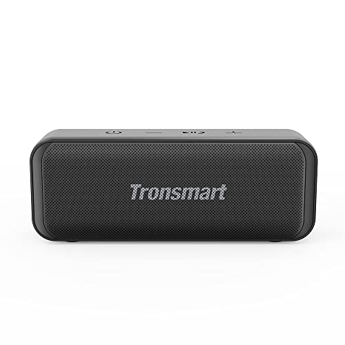 Tronsmart T2 Mini Bocina Bluetooth 5.3 2023 10W, Bocina Portátil Impermeable IPX7, 18 Horas de Reproducción,AUX, USB SD, Sonido Estéreo, Asistente de Voz para Hogar, Playa, Viajes (Negro)