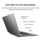 Tablet de 10.1 pulgadas CHUWI Hi10 X con teclado y bolígrafo, 6 GB LPDDR4 128 GB de almacenamiento, visualización táctil de 10 puntos de 1920 x 1200P, Intel Celeron N4120, portátil convertible 2 en 1, WiFi de doble banda, Typc-C, Windows 10, gris